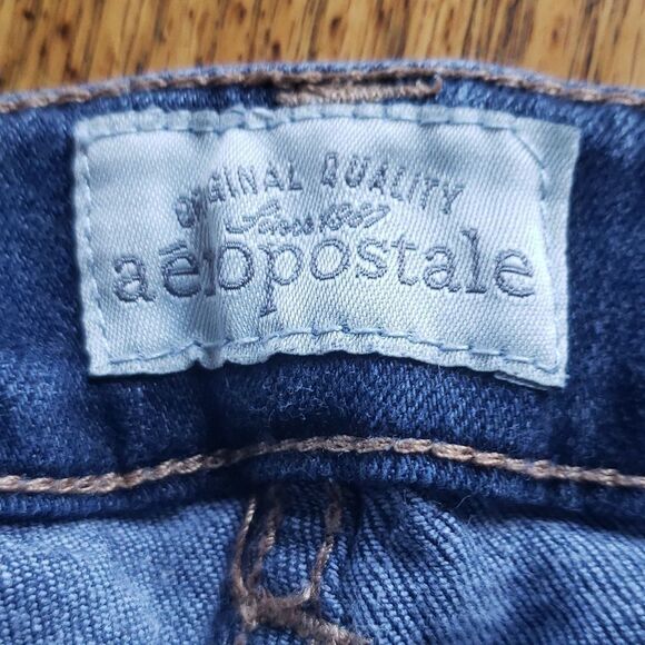 Aeropostale Girls “Lola” Slim Legging Jeans – Soft Stretch Dark Wash Denim Y2K - Picture 5 of 9